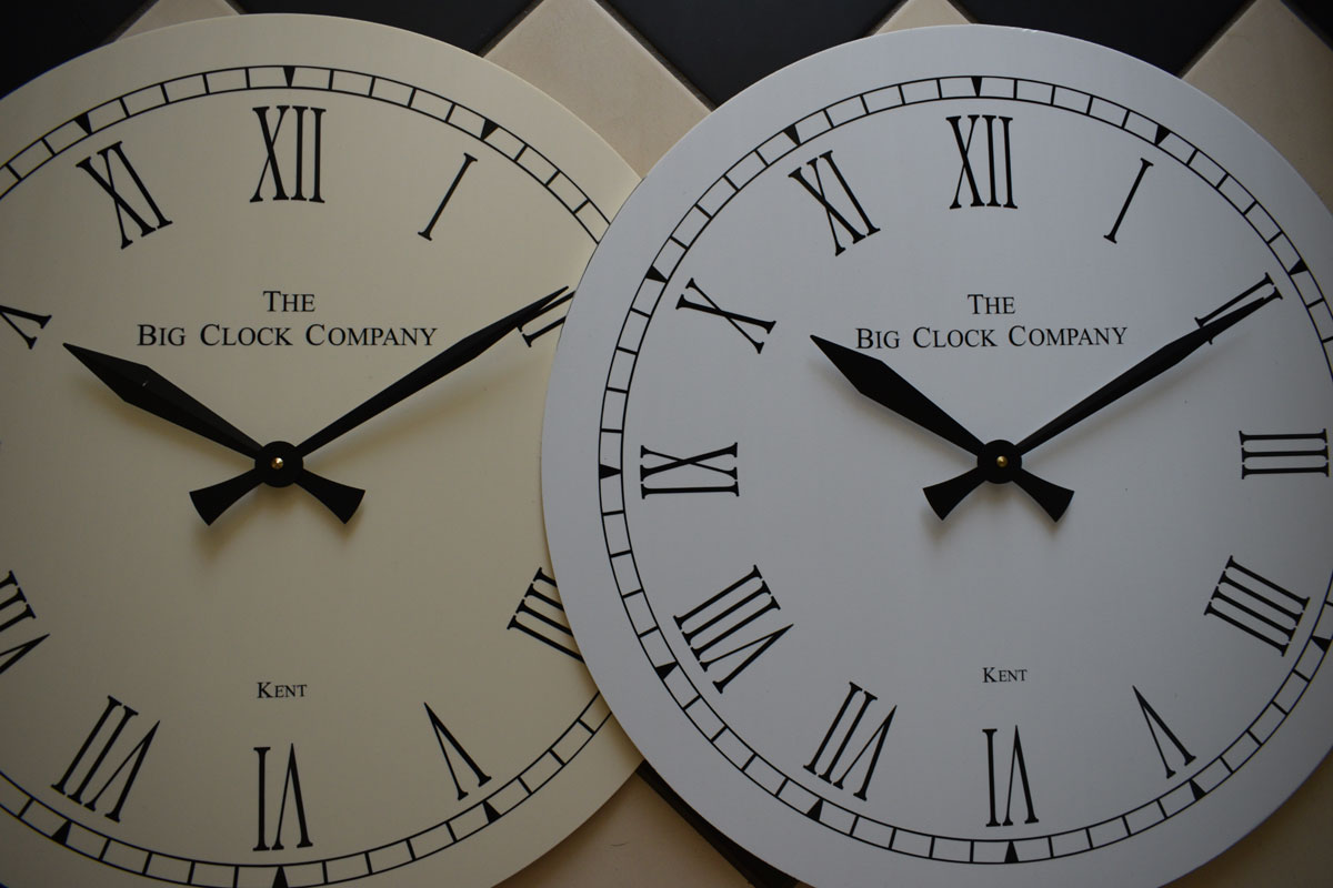 Clock face colours